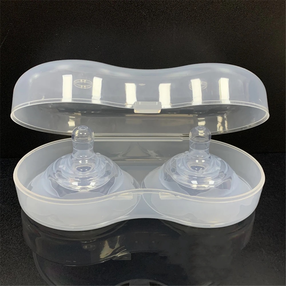 2pcs Silicone Nipple Protectors Breast Milk Feeding Mothers Nipple Shields Protection Cover Breastfeeding Milk
